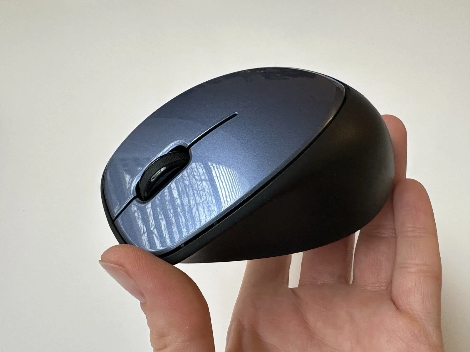 HP X4000 Wireless Mouse H1D34AA 2.4GHz USB Optical Black / Blue - photo 4