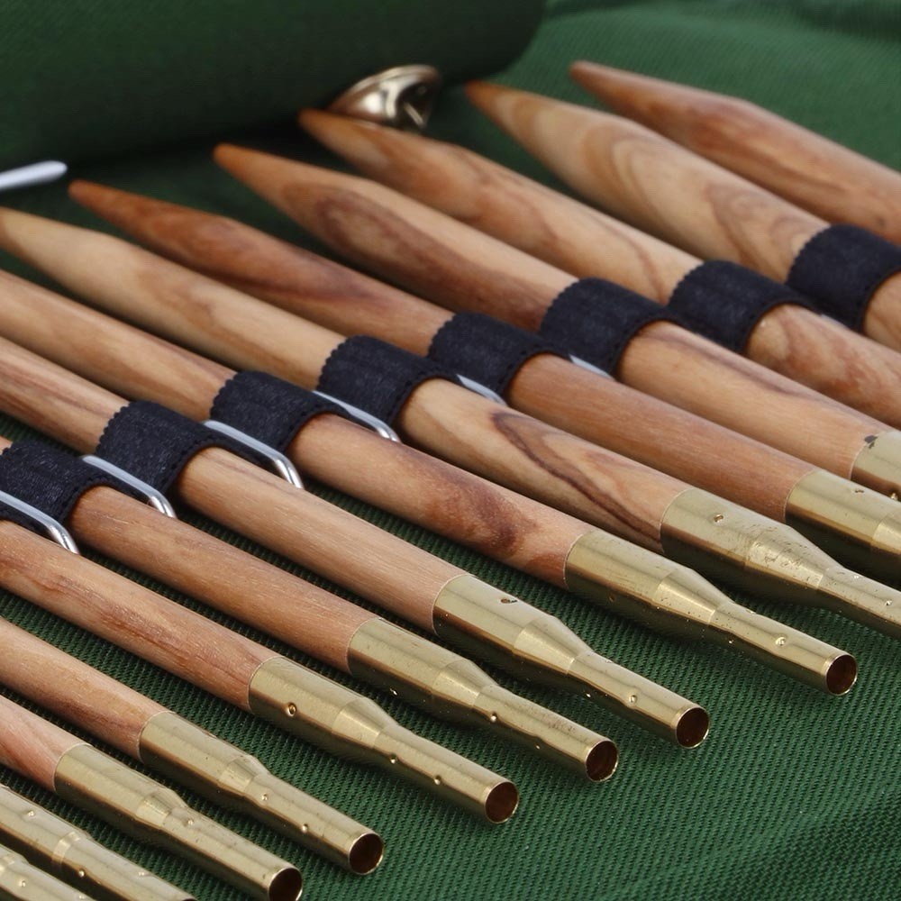 Addi Click Nature Olive Wood Interchangeable Knitting Needle Set - photo 4