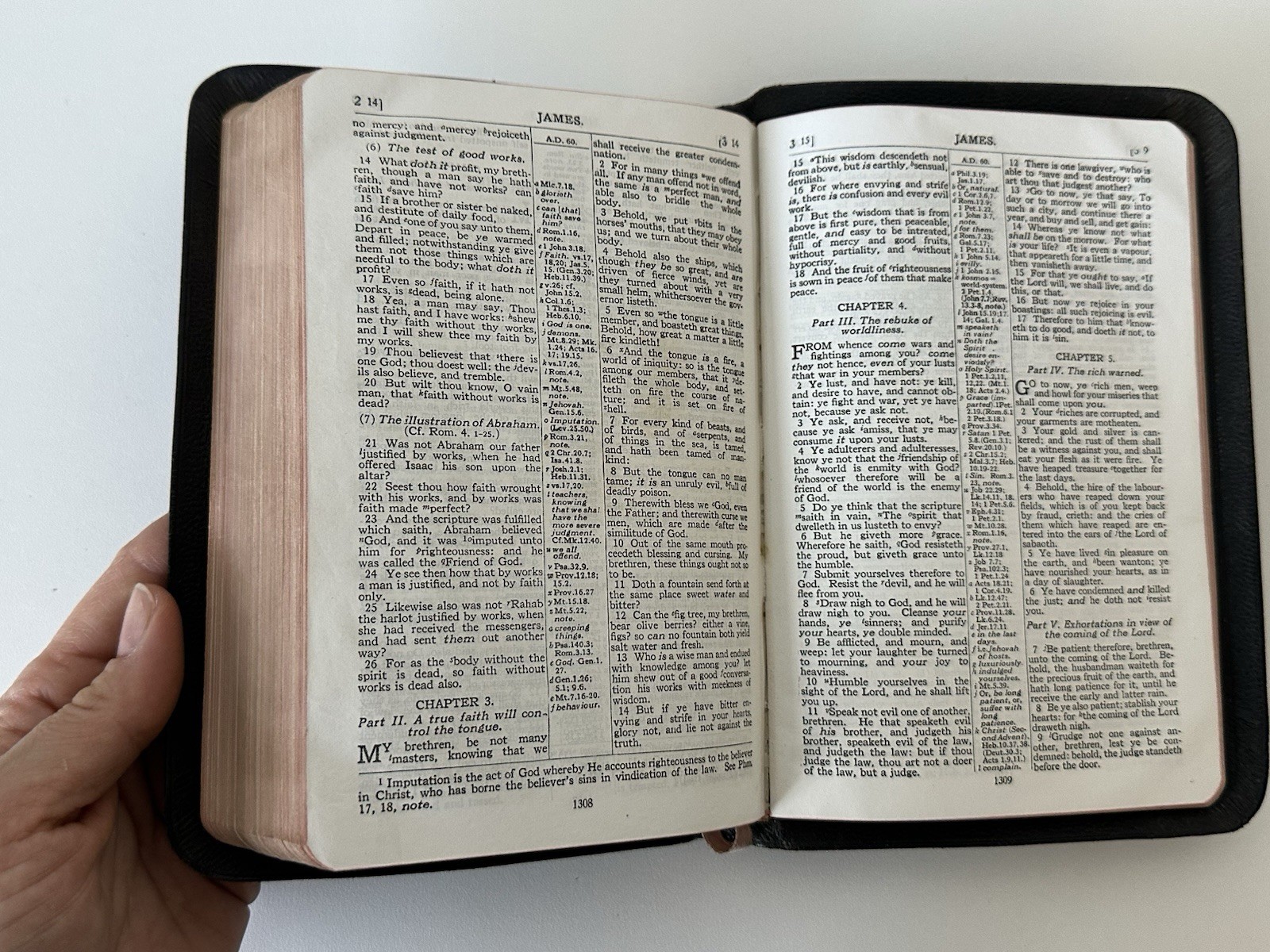 Scofield Reference Bible Leather Binding Oxford Facsimile 1946 - photo 5