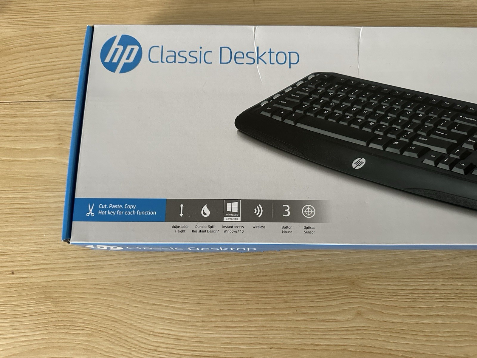 HP Classic Desktop Wireless Keyboard and Mouse Combo USB Receive - photo 4
