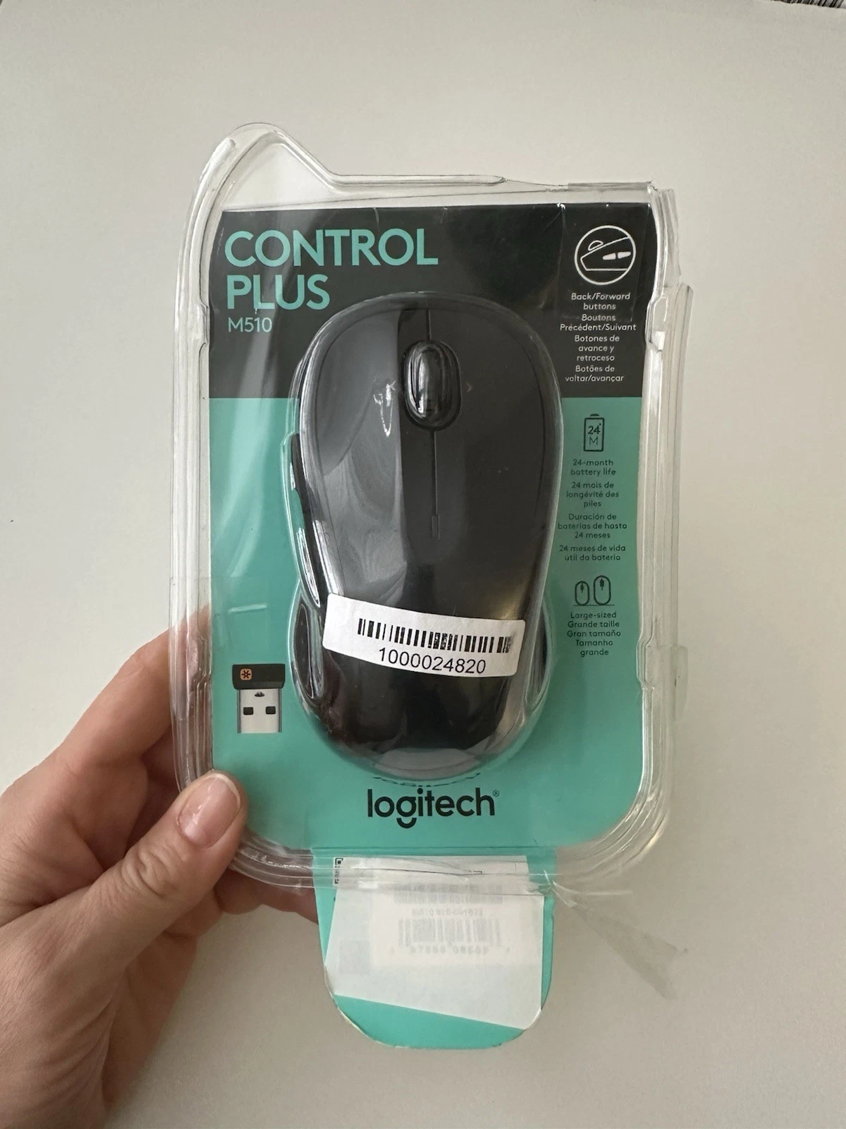 Logitech M510 Control Plus Wireless Mouse