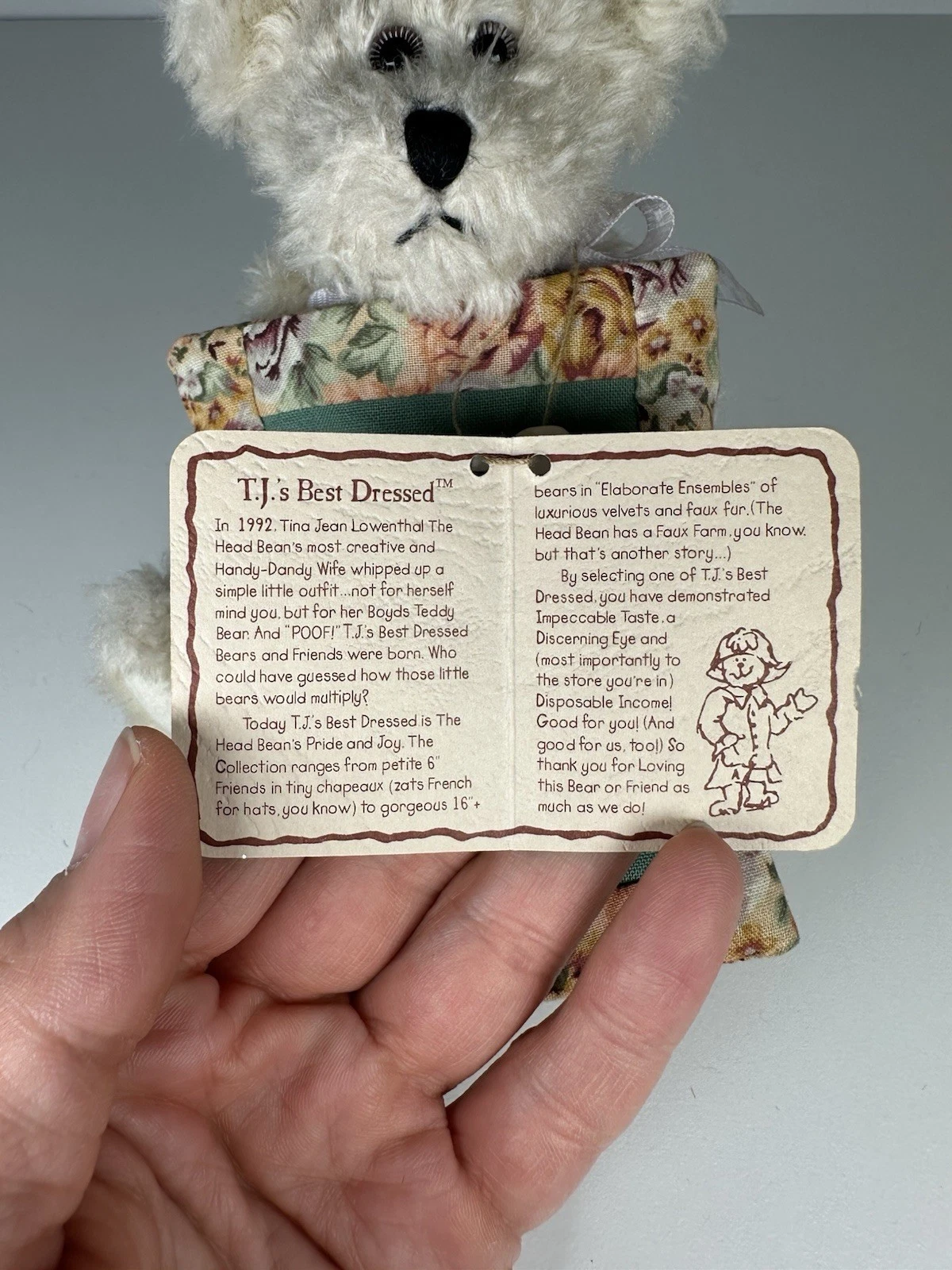 Boyds Bears "I Love My Mom" Teddy Bear - Archive Collection - photo 3