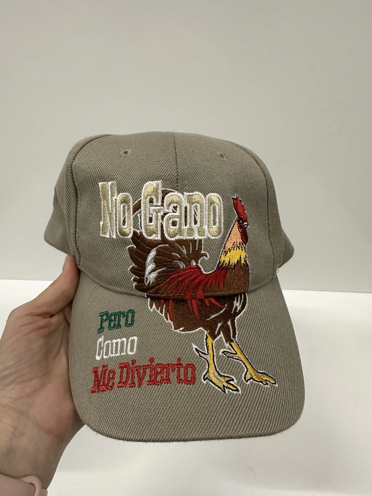Rooster Embroidered Caps Lot of 6 Mexico Chicken Hats - photo 2