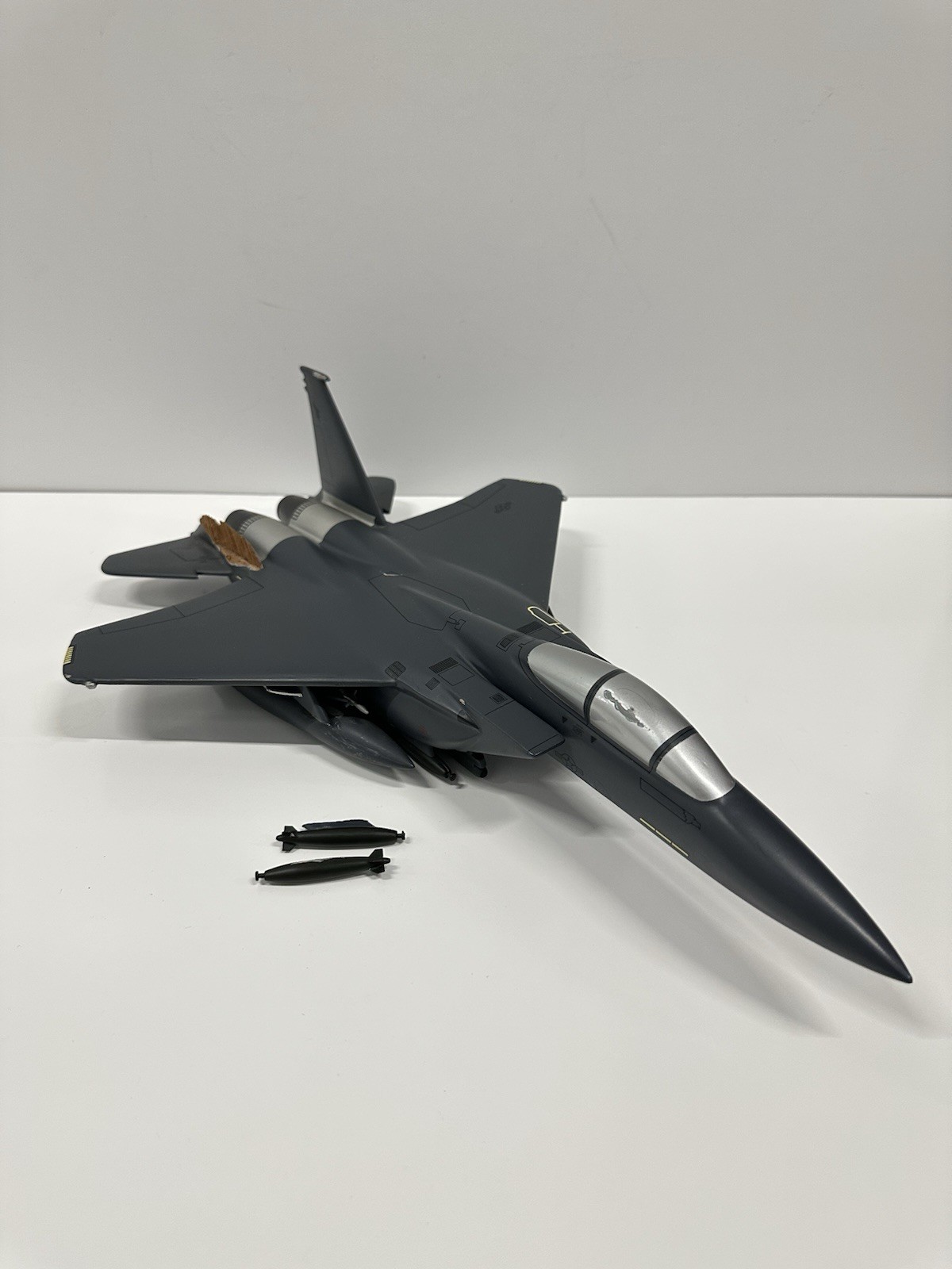 F-15 Fighter Jet Model Aircraft Large Display Plane Damaged Part