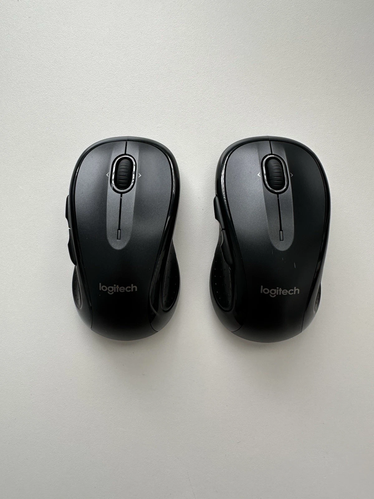 Logitech M510 Wireless Mouse Black 2 Pack Tested Working - photo 2