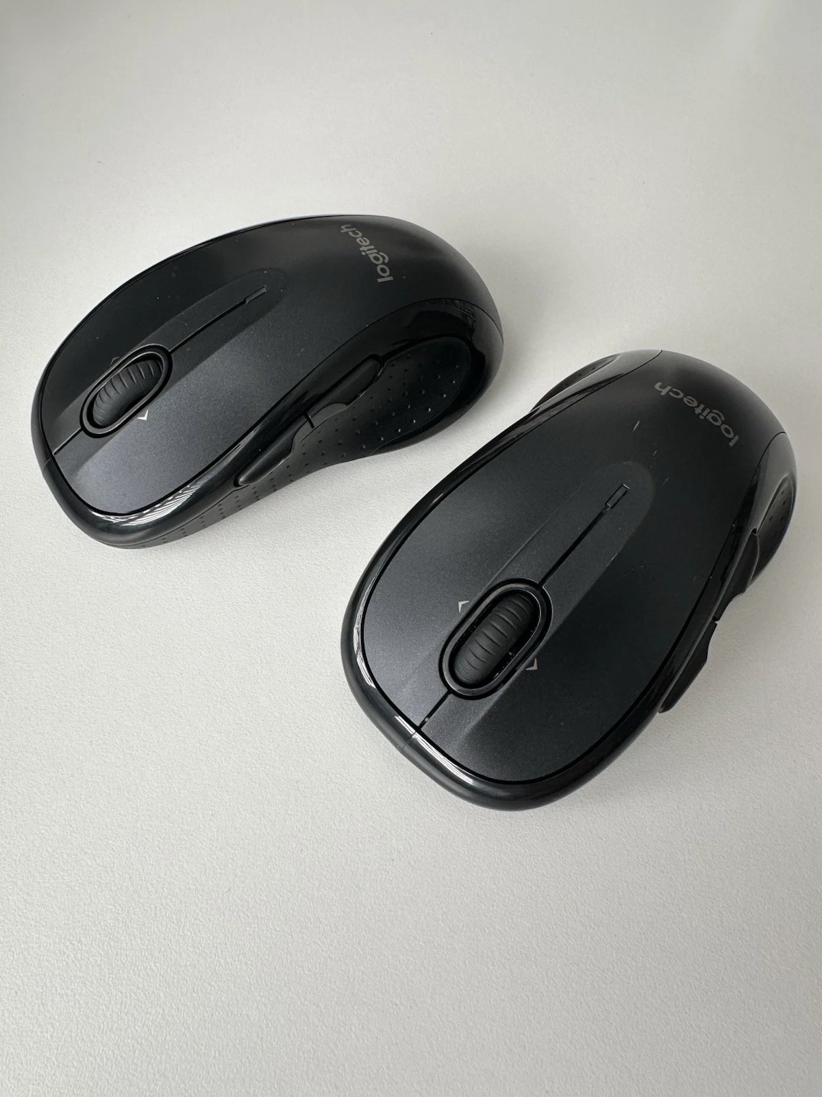 Logitech M510 Wireless Mouse Black 2 Pack Tested Working - photo 3