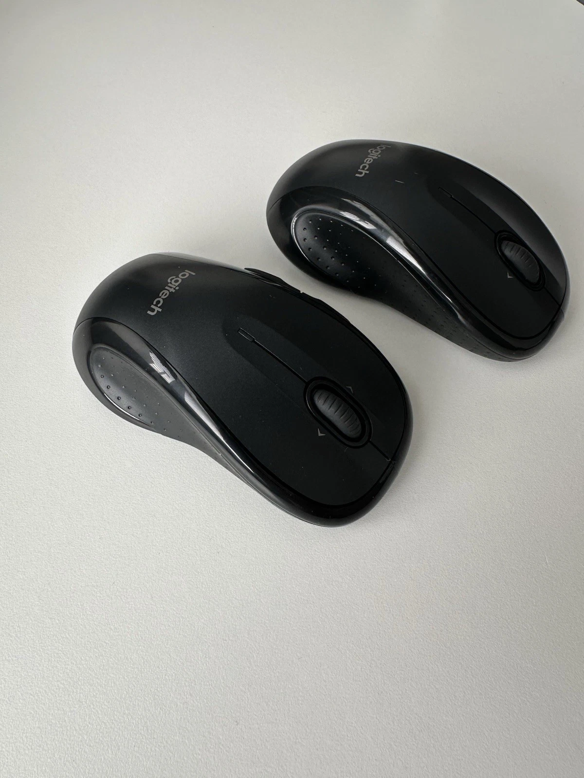 Logitech M510 Wireless Mouse Black 2 Pack Tested Working - photo 4