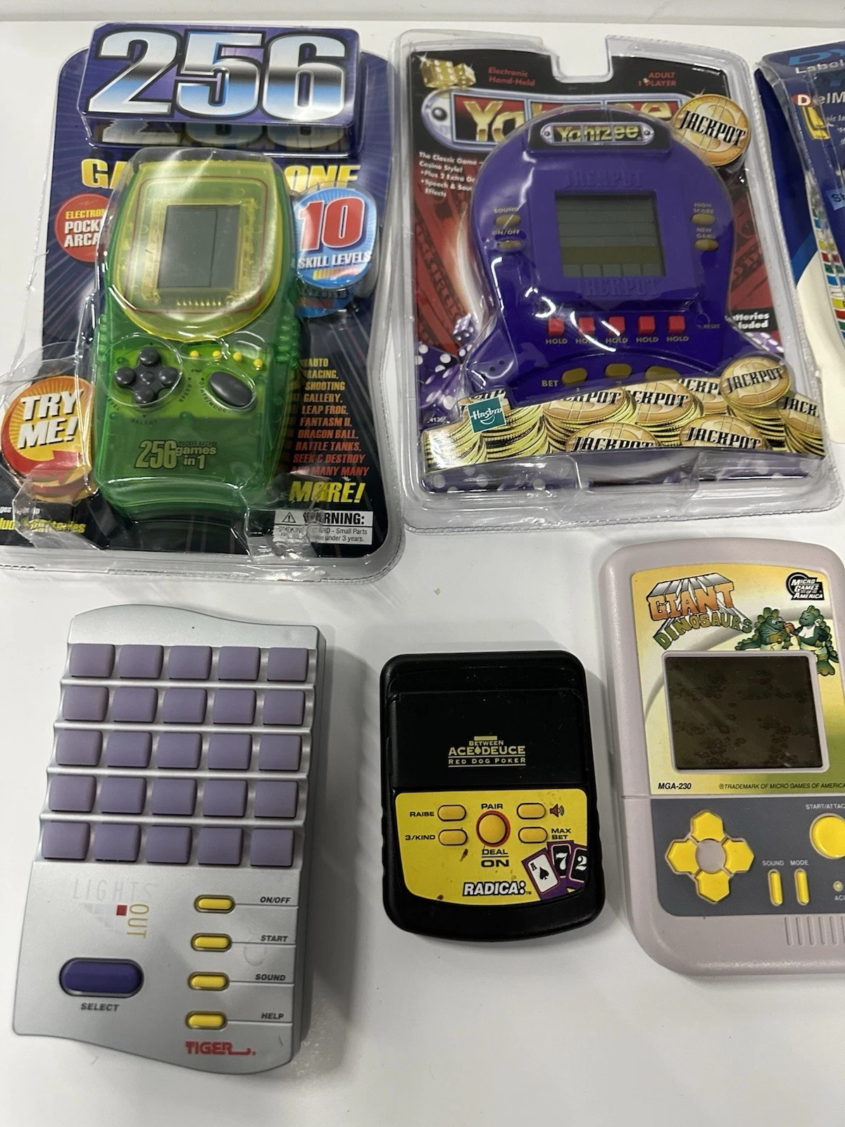 Vintage 90s Handheld Electronic Games Lot Tiger Radica Commtech - photo 2