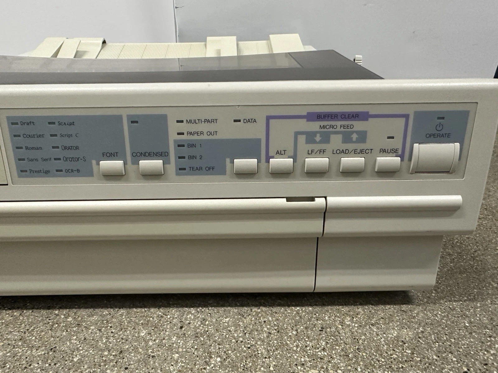 Epson LQ-570 Dot Matrix Printer Tractor Feed ESC/P2 Tested Worki - photo 2