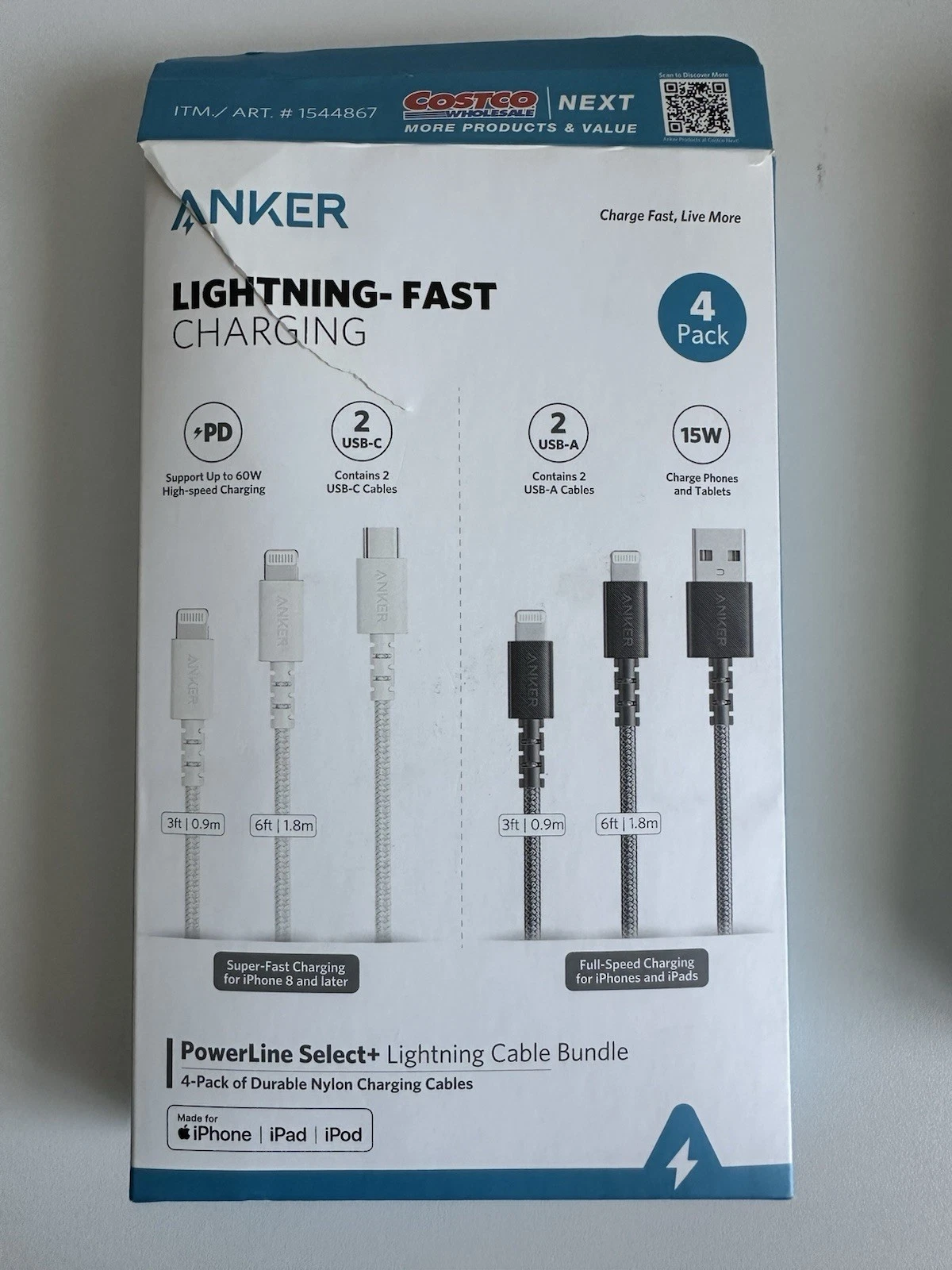 Anker MFi Certified Lightning Cable 4 Pack - photo 2
