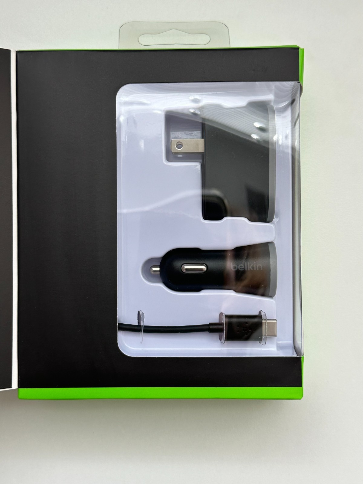 Belkin USB-C Charger Kit 2 Pack Wall & Car Charger + Cable 15W F - photo 4