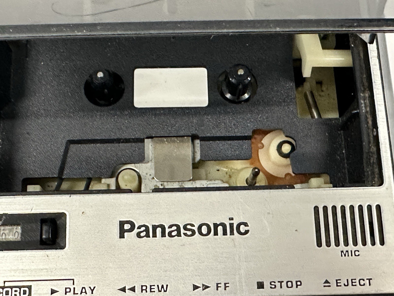 Panasonic Microcassette Recorder Voice Recorder Auto Stop IC AC/ - photo 3