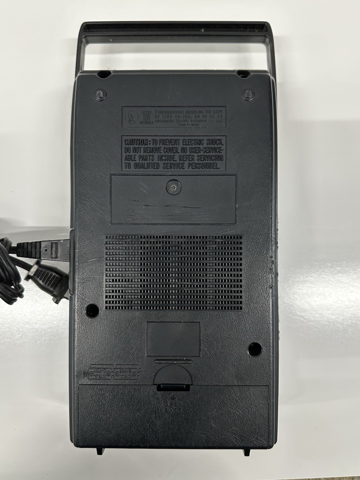 Panasonic Microcassette Recorder Voice Recorder Auto Stop IC AC/ - photo 5
