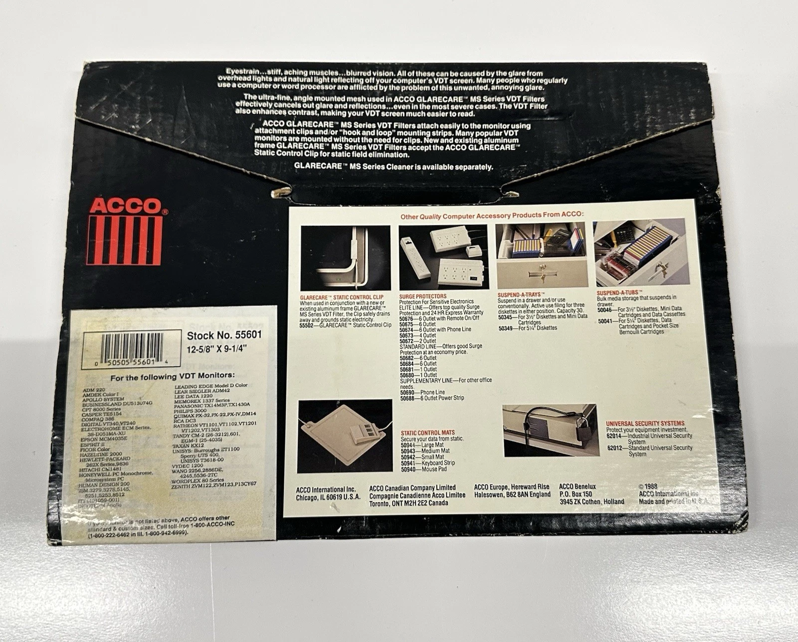 ACCO GlareCare MS Series Monitor Filter 12.5" x 9.25" - New - photo 2