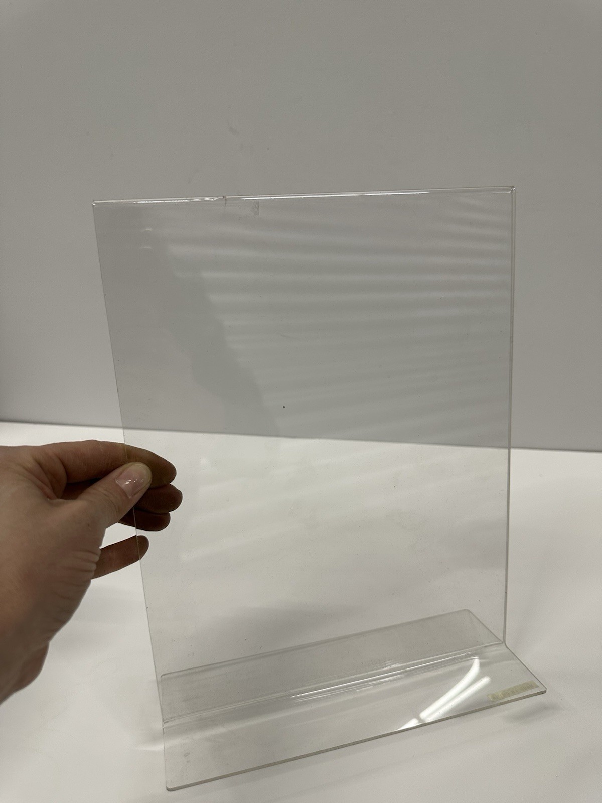 Acrylic Sign Holders Clear Menu Display Stands 7pcs - photo 4