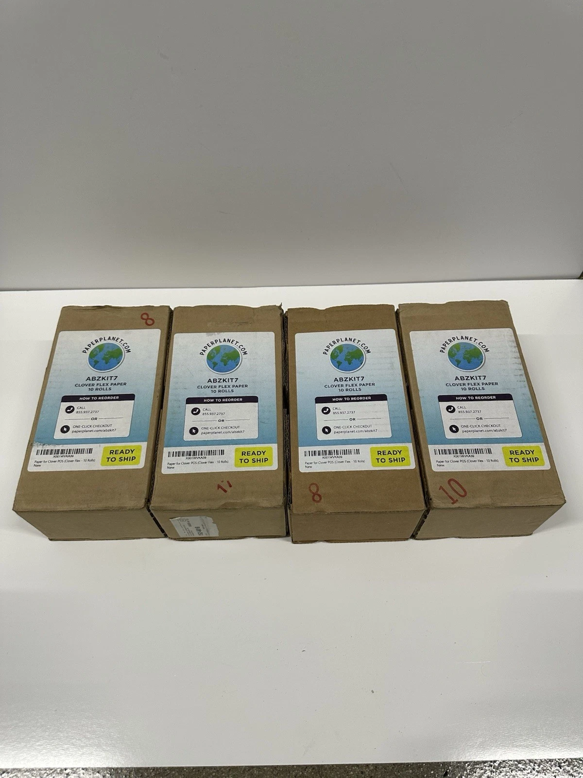 Clover POS Thermal Paper Rolls ABZKIT7 4 Boxes 40 Rolls Total
