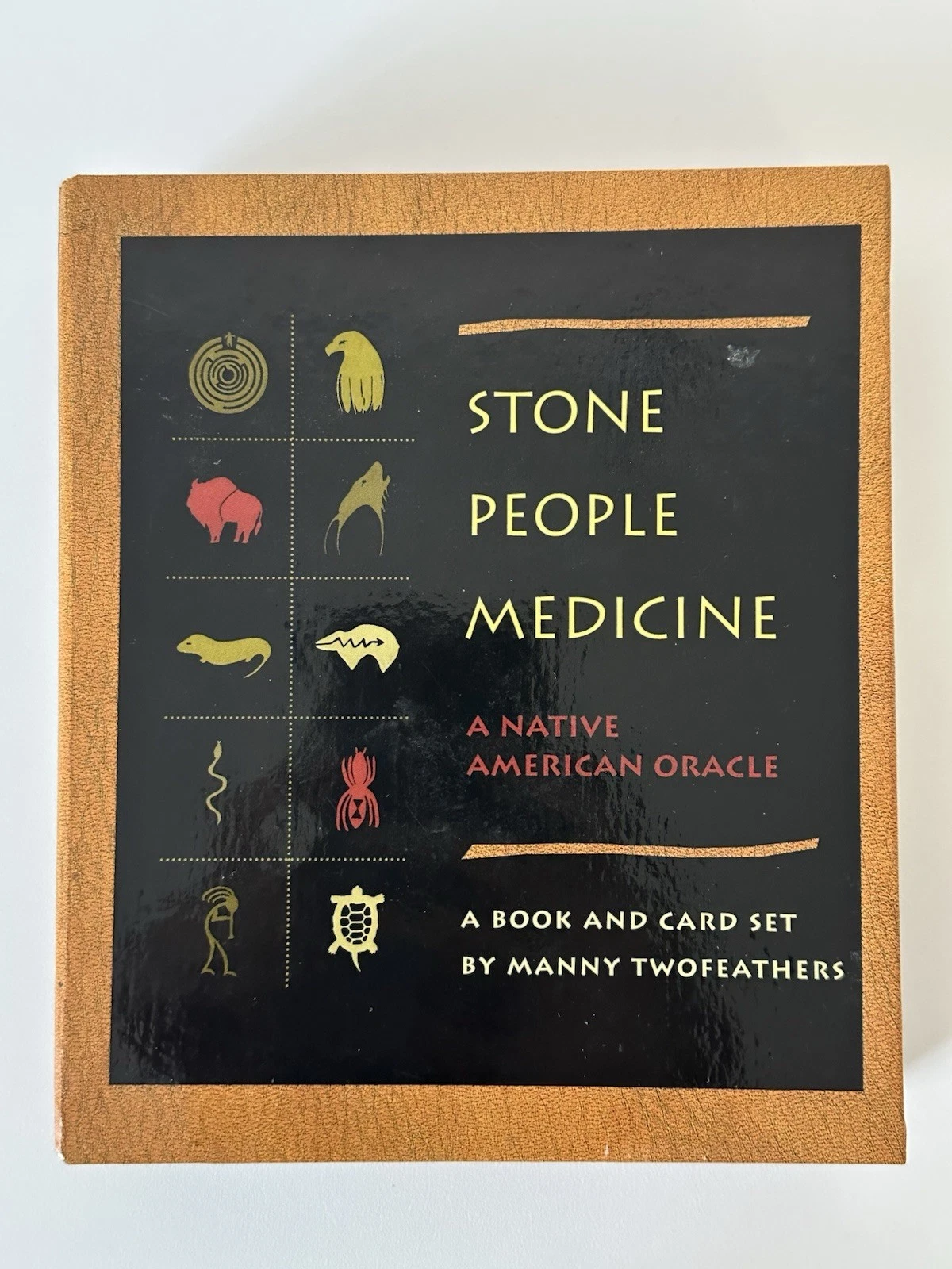 Stone People Medicine Native American Oracle Book & Card Set Man