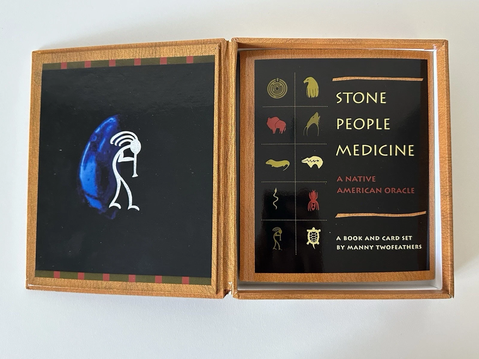 Stone People Medicine Native American Oracle Book & Card Set Man - photo 2