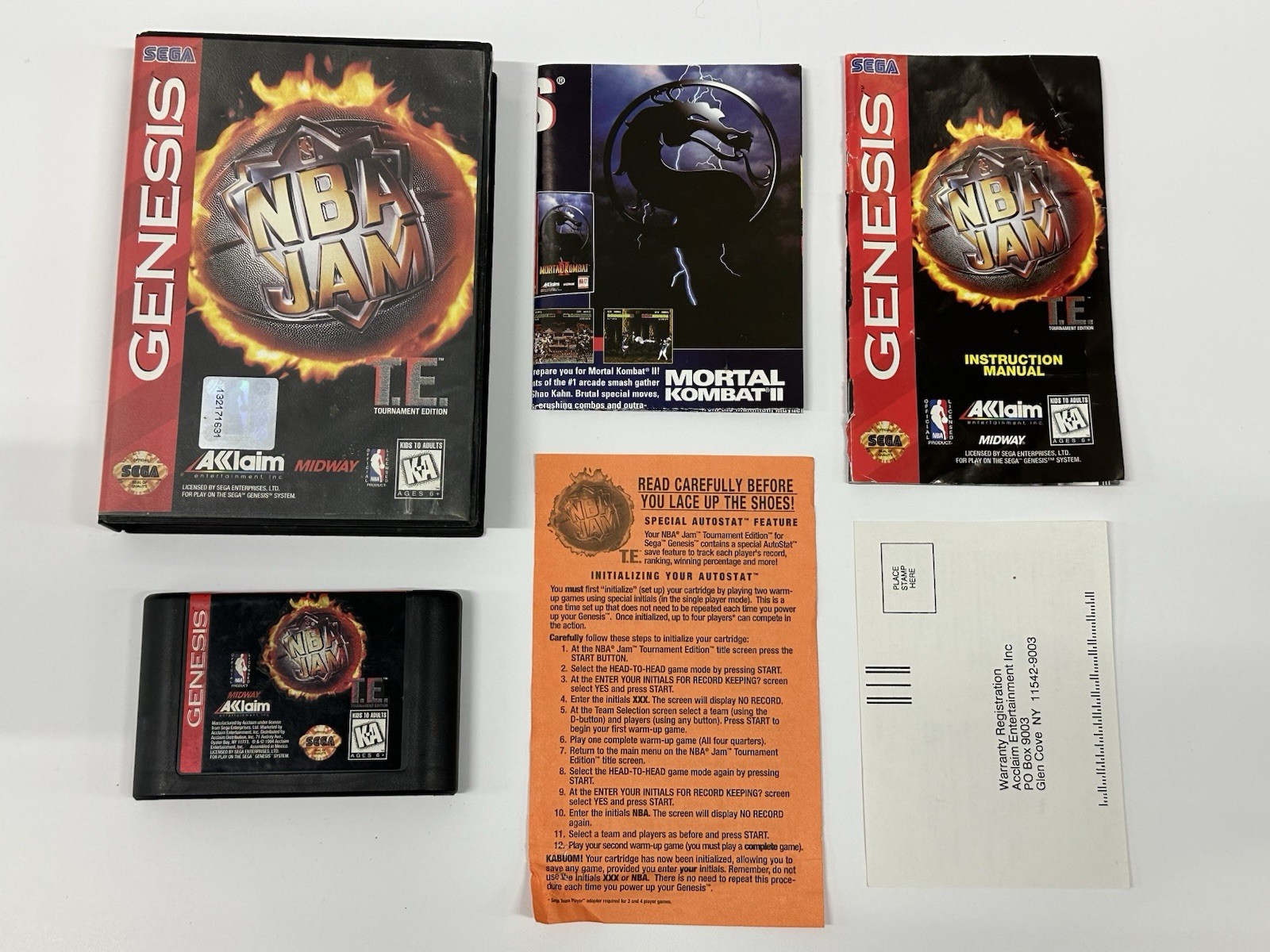 NBA Jam Tournament Edition Sega Genesis CIB - photo 3