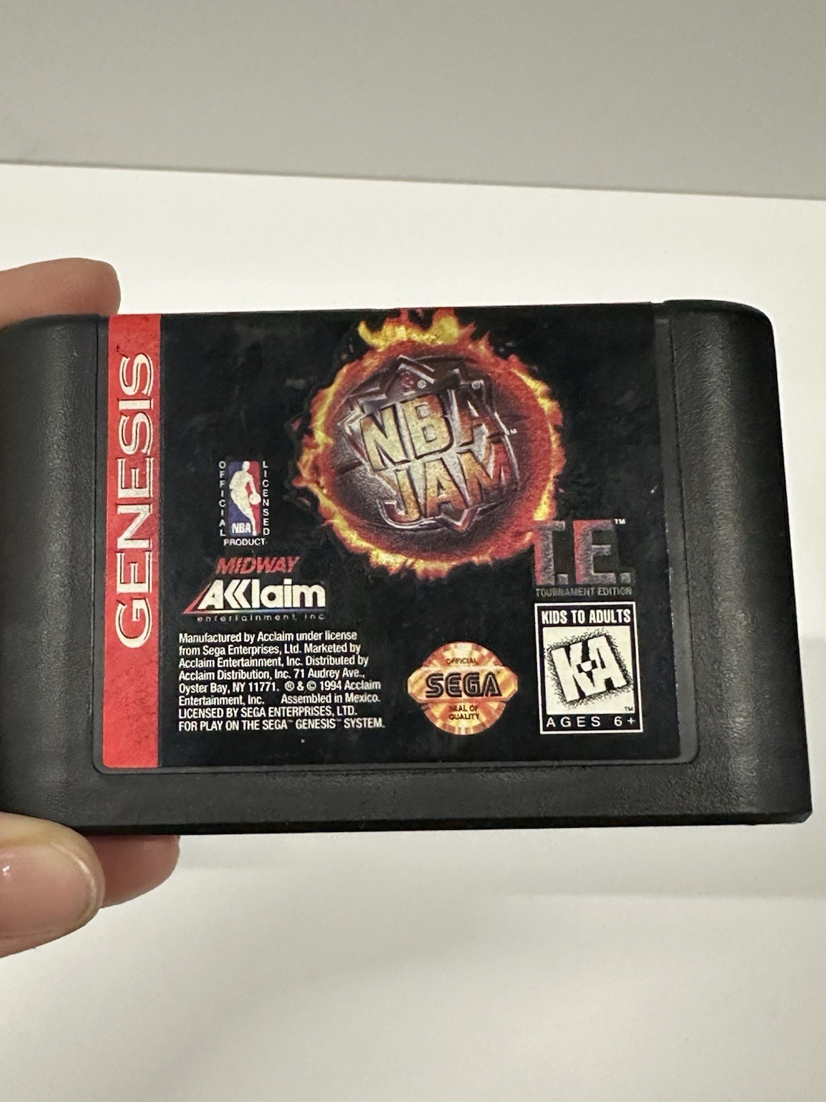 NBA Jam Tournament Edition Sega Genesis CIB - photo 4