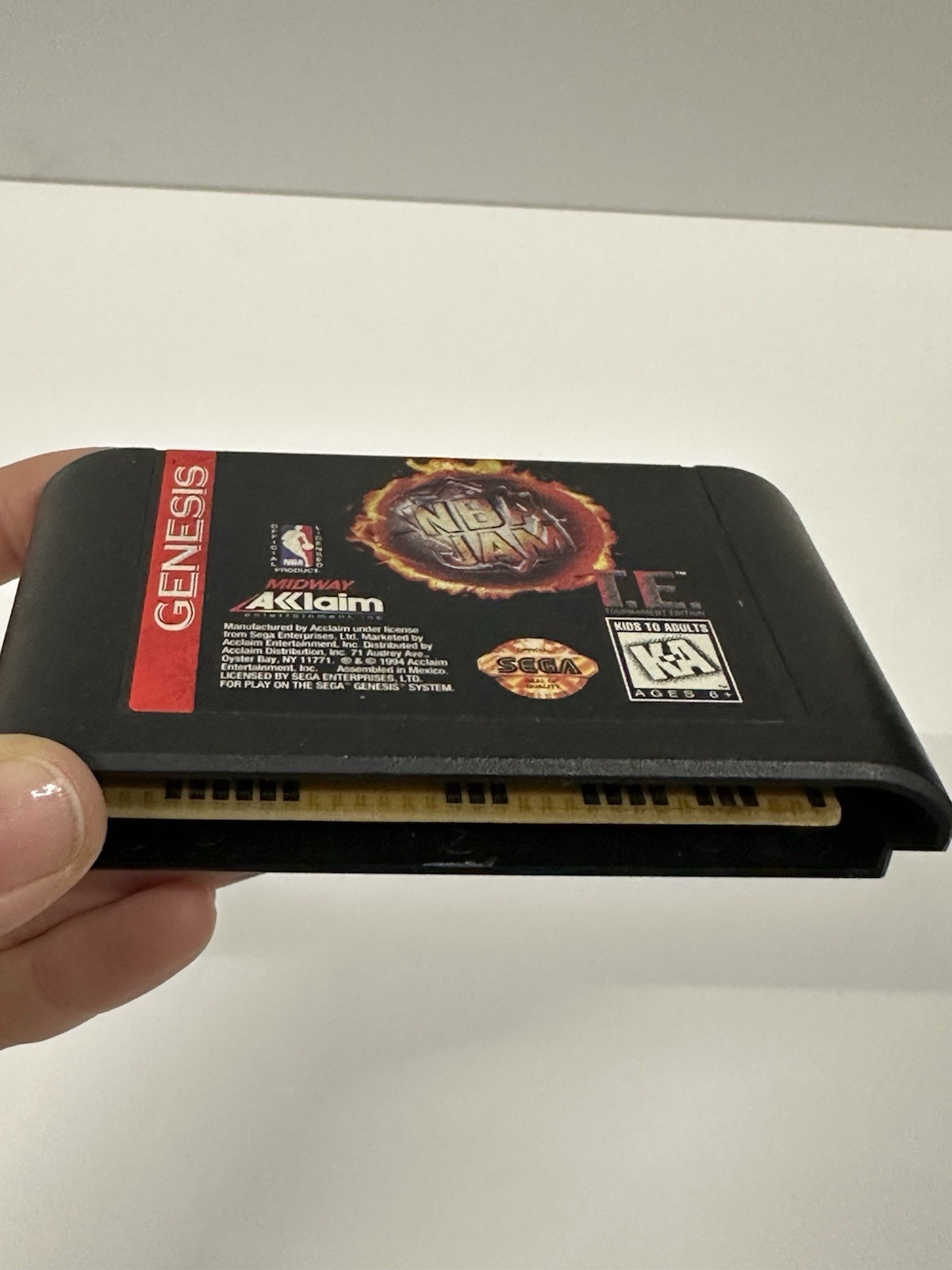 NBA Jam Tournament Edition Sega Genesis CIB - photo 5