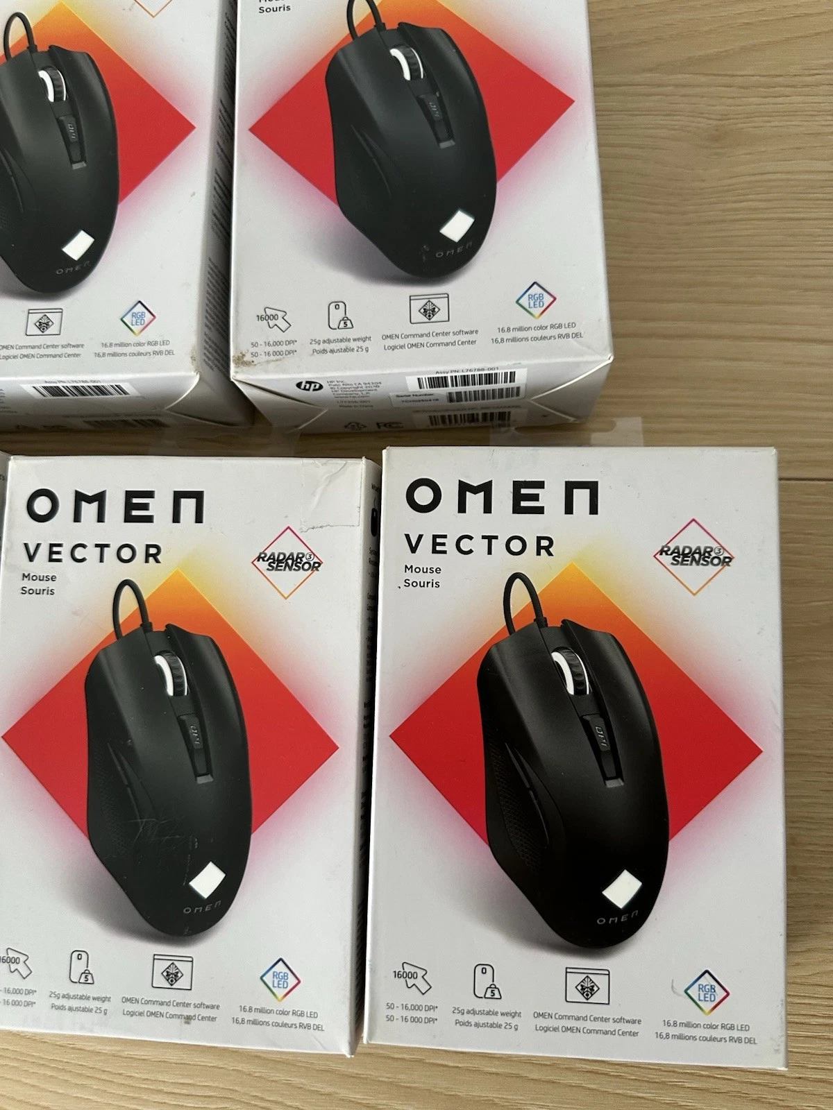 HP OMEN Vector Gaming Mouse Wired USB RGB – 7 Pack - photo 2