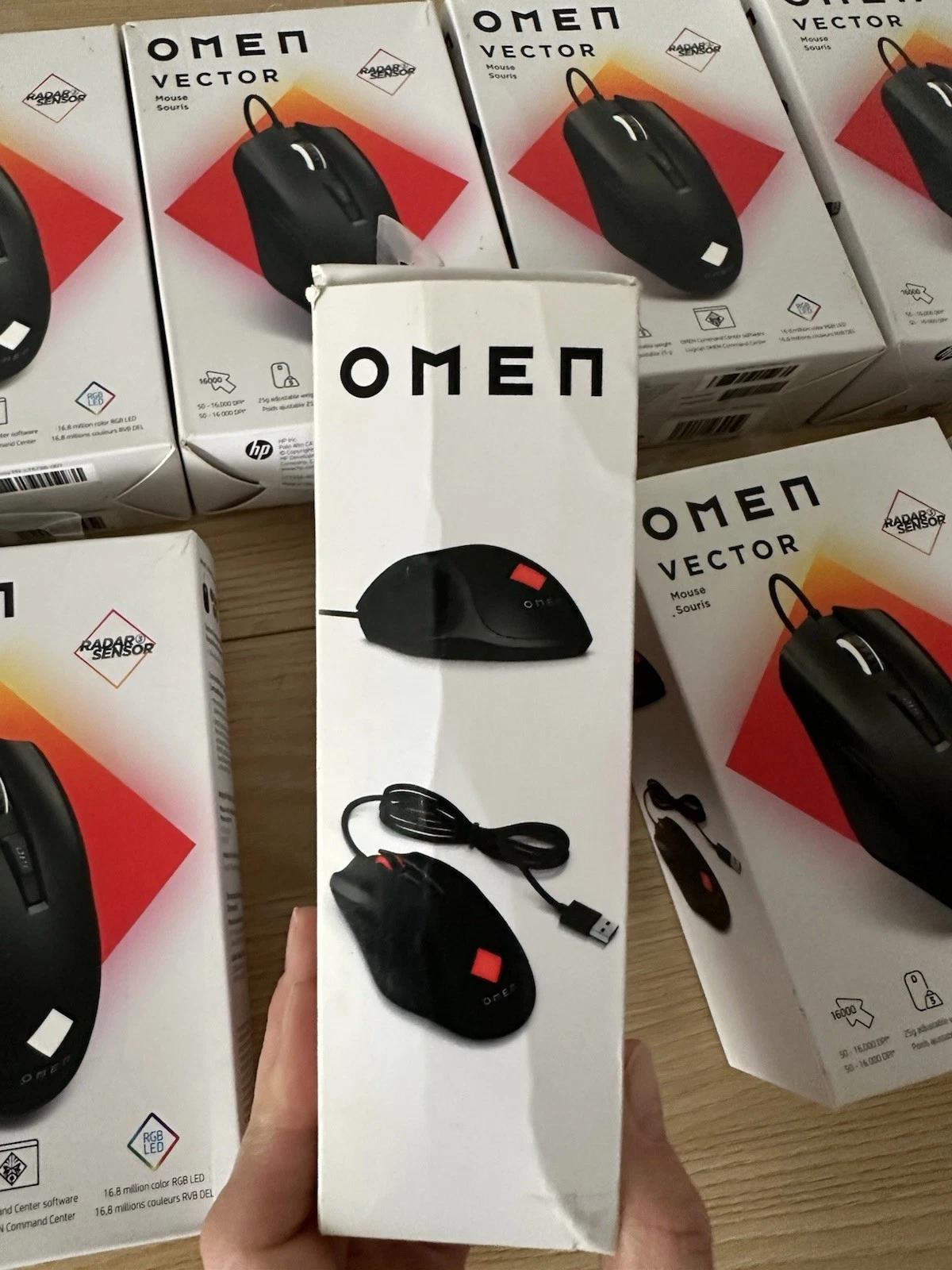 HP OMEN Vector Gaming Mouse Wired USB RGB – 7 Pack - photo 3