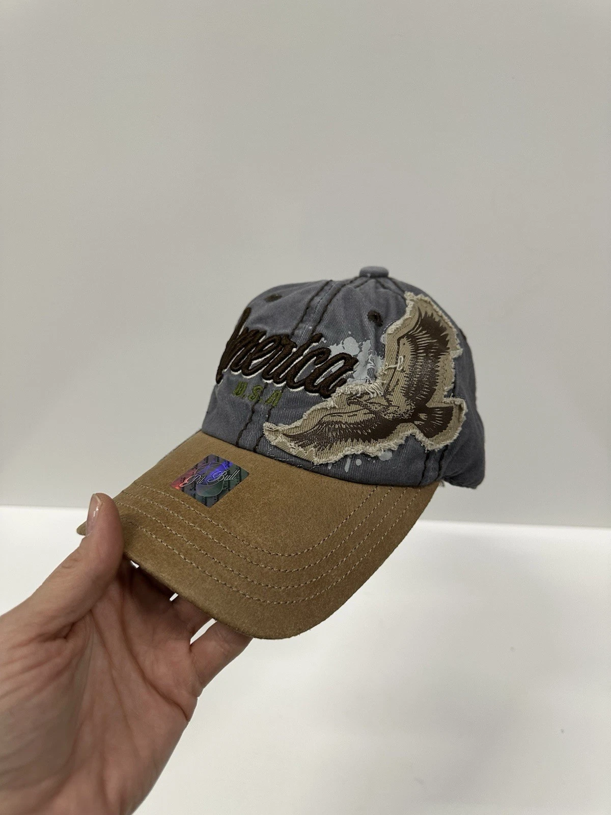 Pit Bull America USA Vintage Cap Trucker Hat - photo 4