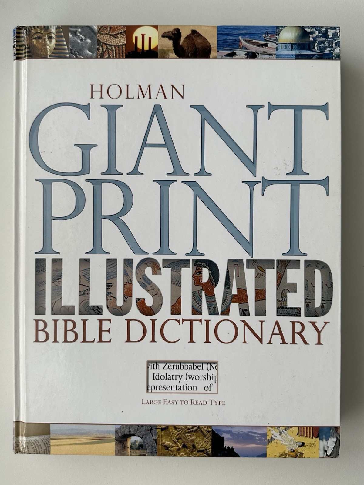 Holman Giant Print Illustrated Bible Dictionary Hillyer Hardcove