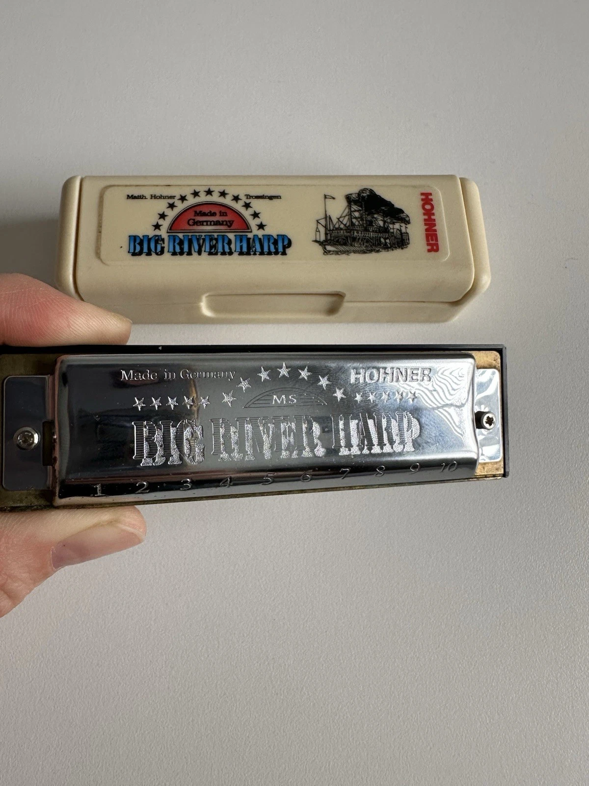 Hohner Big River Harp MS Harmonica Key of A - Made in Germany