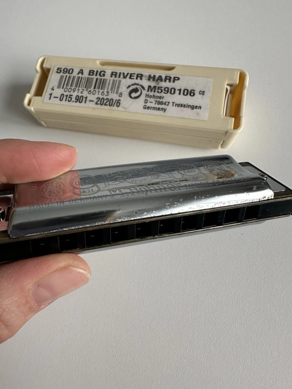 Hohner Big River Harp MS Harmonica Key of A - Made in Germany - photo 3