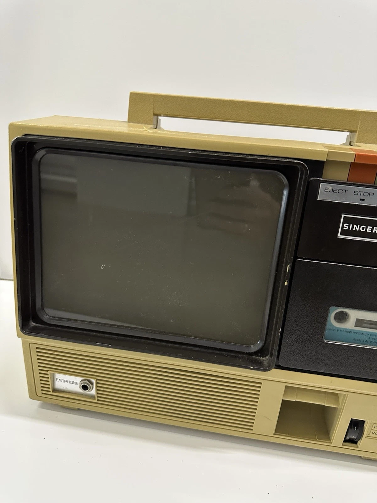 Singer Auto-Vance III Filmstrip Projector w/ Cassette Player Tes - photo 3