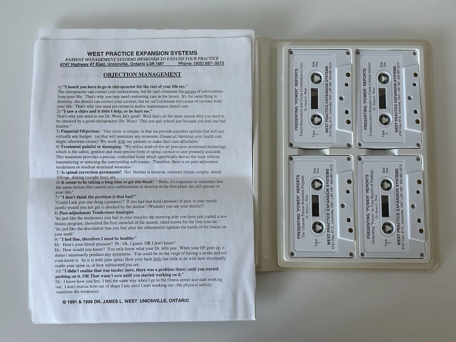 West Practice Expansion Systems 'Power' Reports Cassette - photo 4