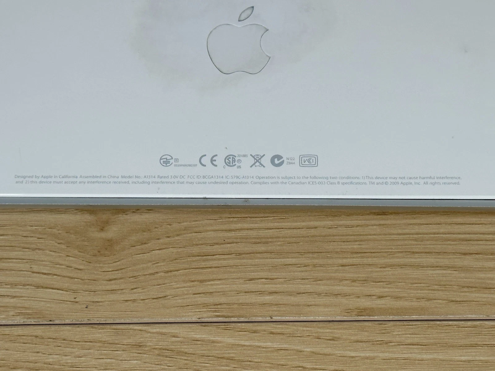 Apple Wireless Keyboard A1314 2009 Bluetooth Aluminum Tested Wor - photo 4