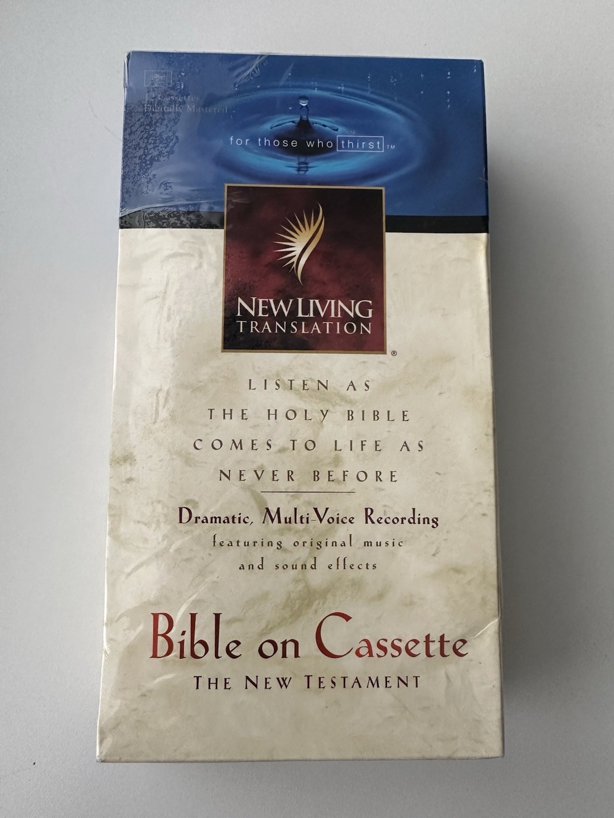 New Living Translation Bible on Cassette NLT New Testament Seale