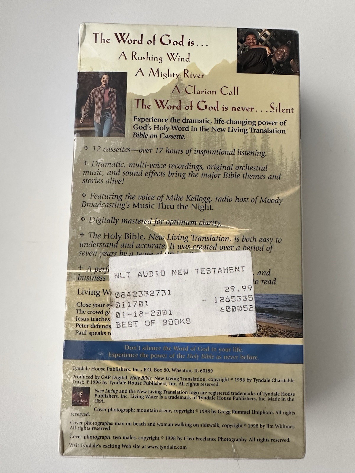 New Living Translation Bible on Cassette NLT New Testament Seale - photo 3