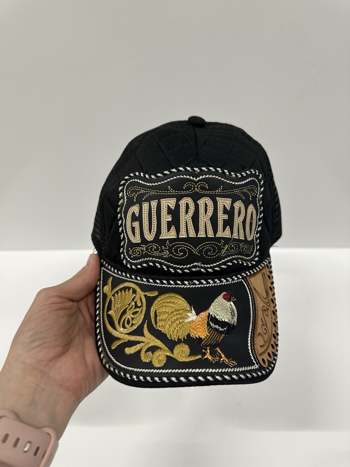 UNICAP Guerrero Rooster Trucker Hat Mexico Cap Adjustable New