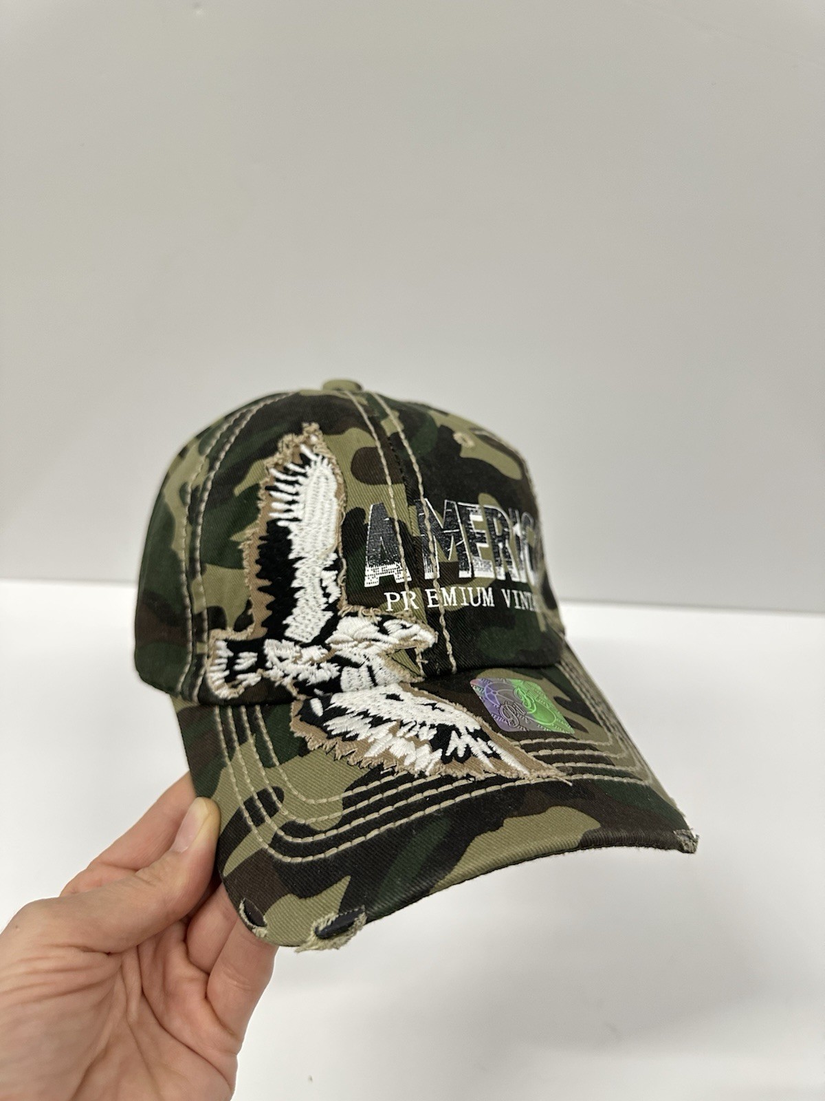 American Eagle Camo Baseball Cap Hat