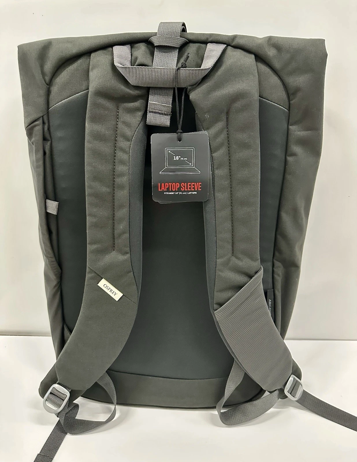 Osprey Roll Top Laptop Backpack - Gray, Fits 16" - photo 4