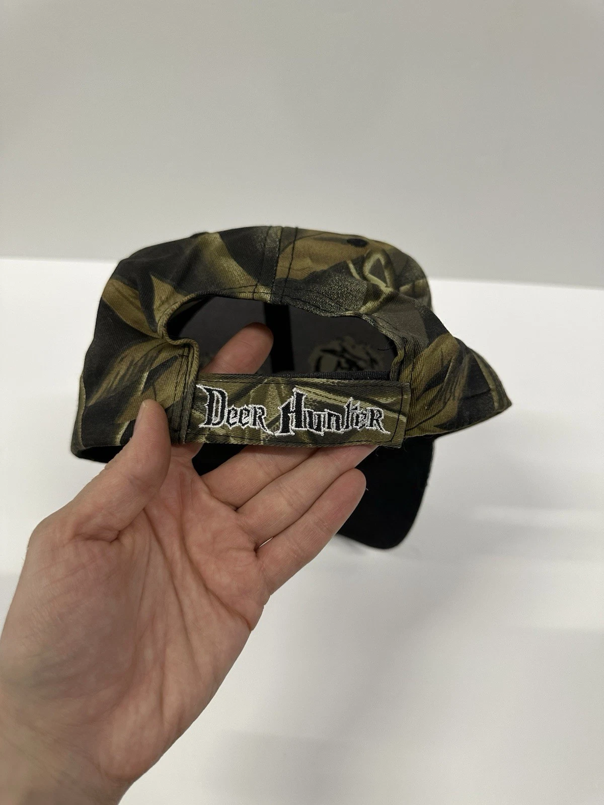 Big Bear Deer Hunter Hat Ram Skull Camo Hunting Cap Adjustable - photo 4