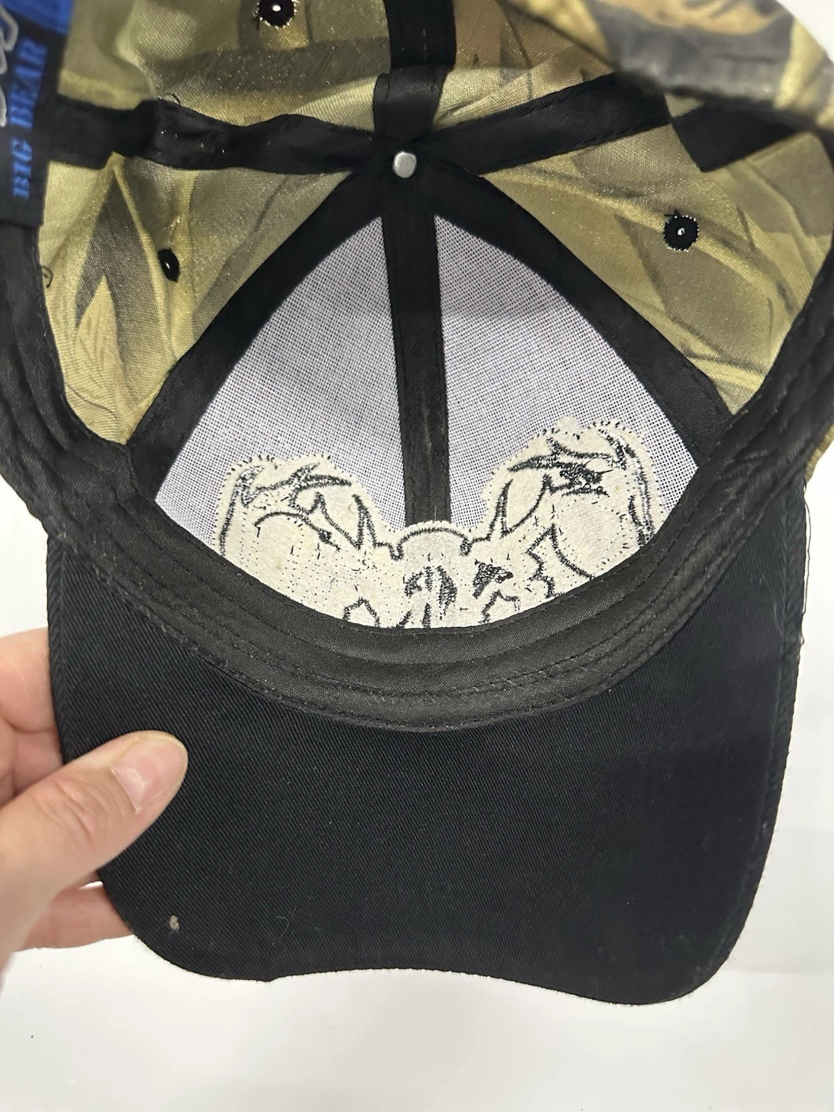 Big Bear Deer Hunter Hat Ram Skull Camo Hunting Cap Adjustable - photo 5