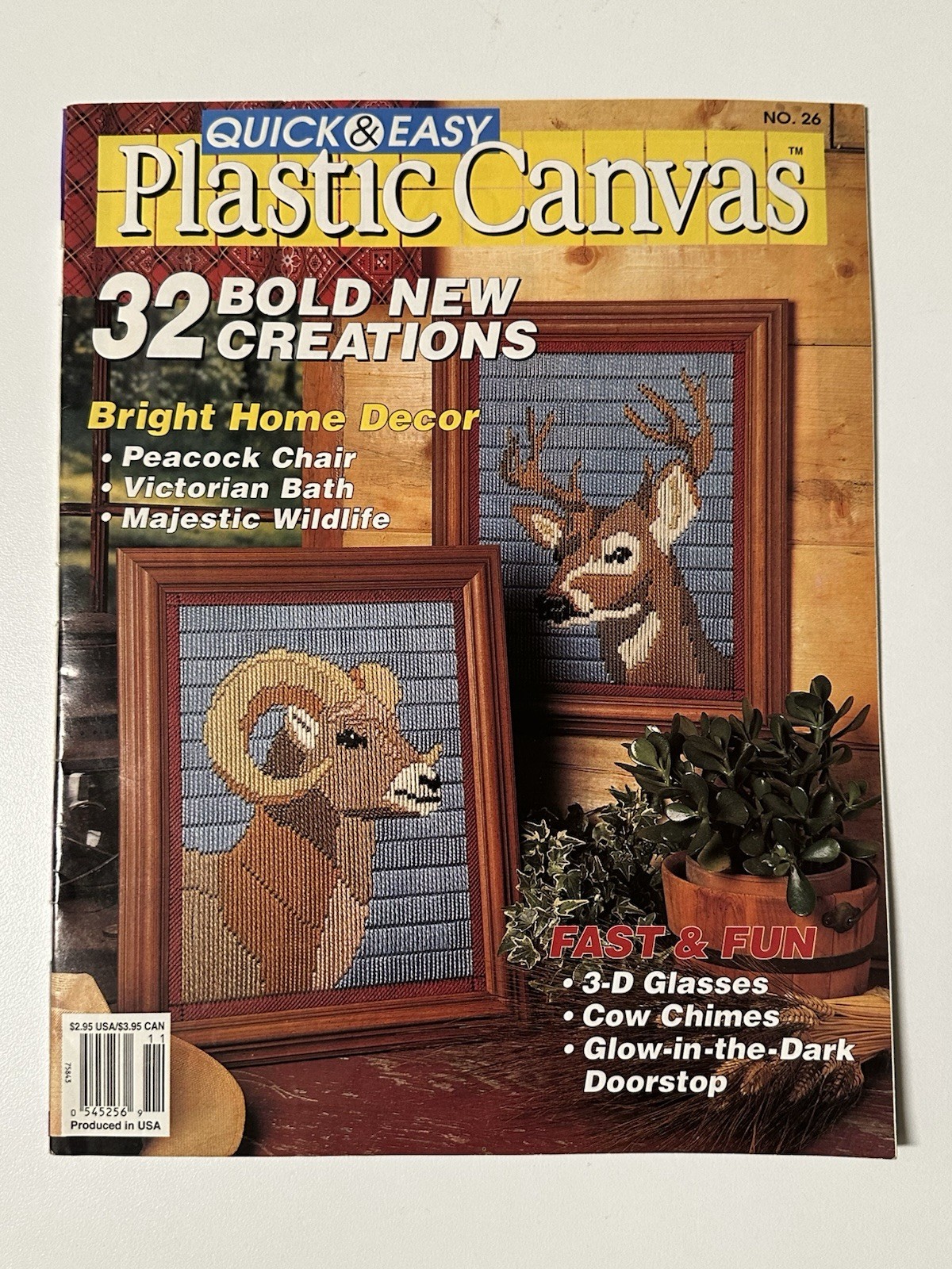 Lot of 8 Quick & Easy Plastic Canvas Craft Pattern Magazines Vin - photo 3