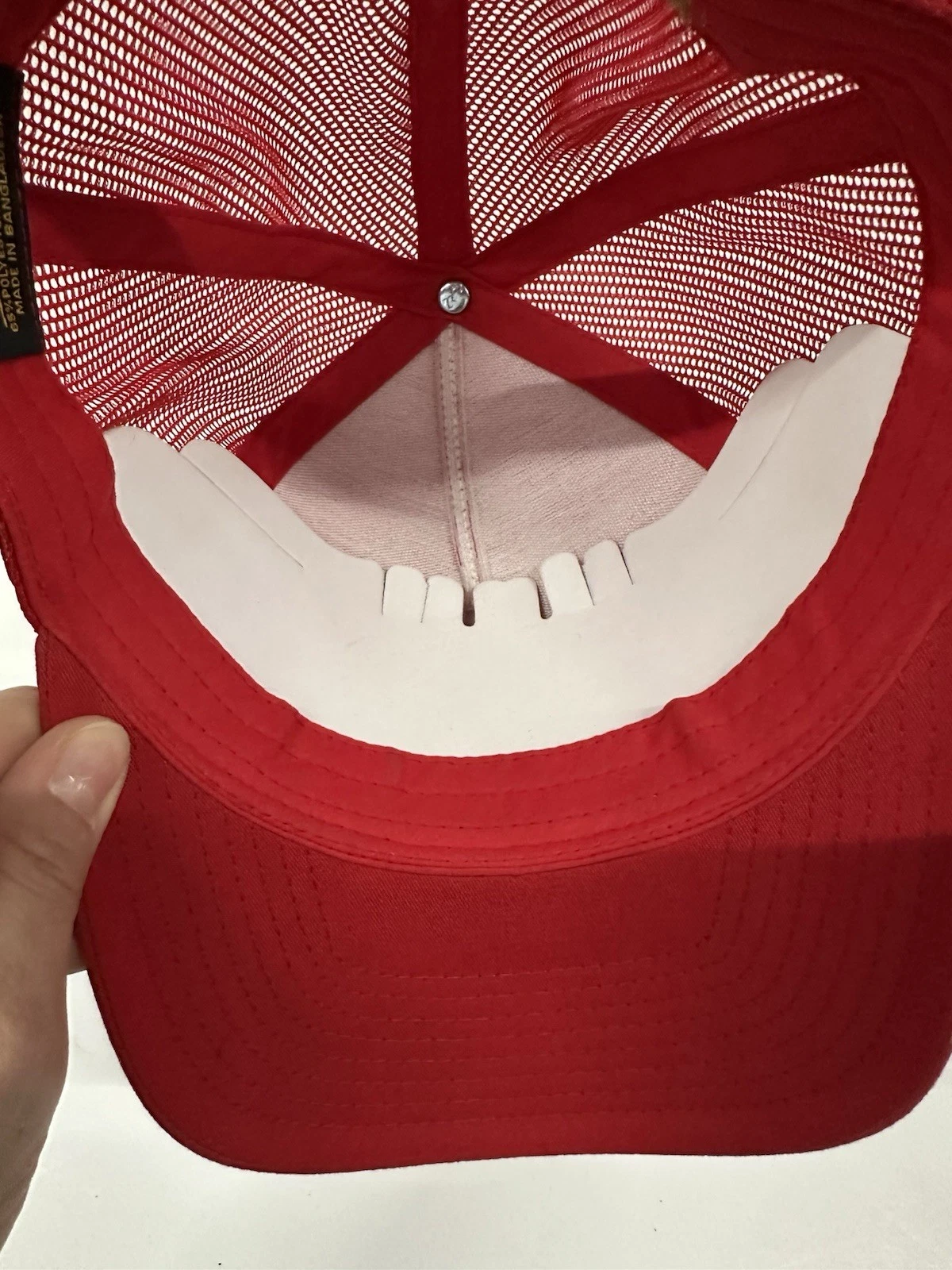 La Hacienda Trucker Hat Cap Red Snapback Yupoong Classic New - photo 4