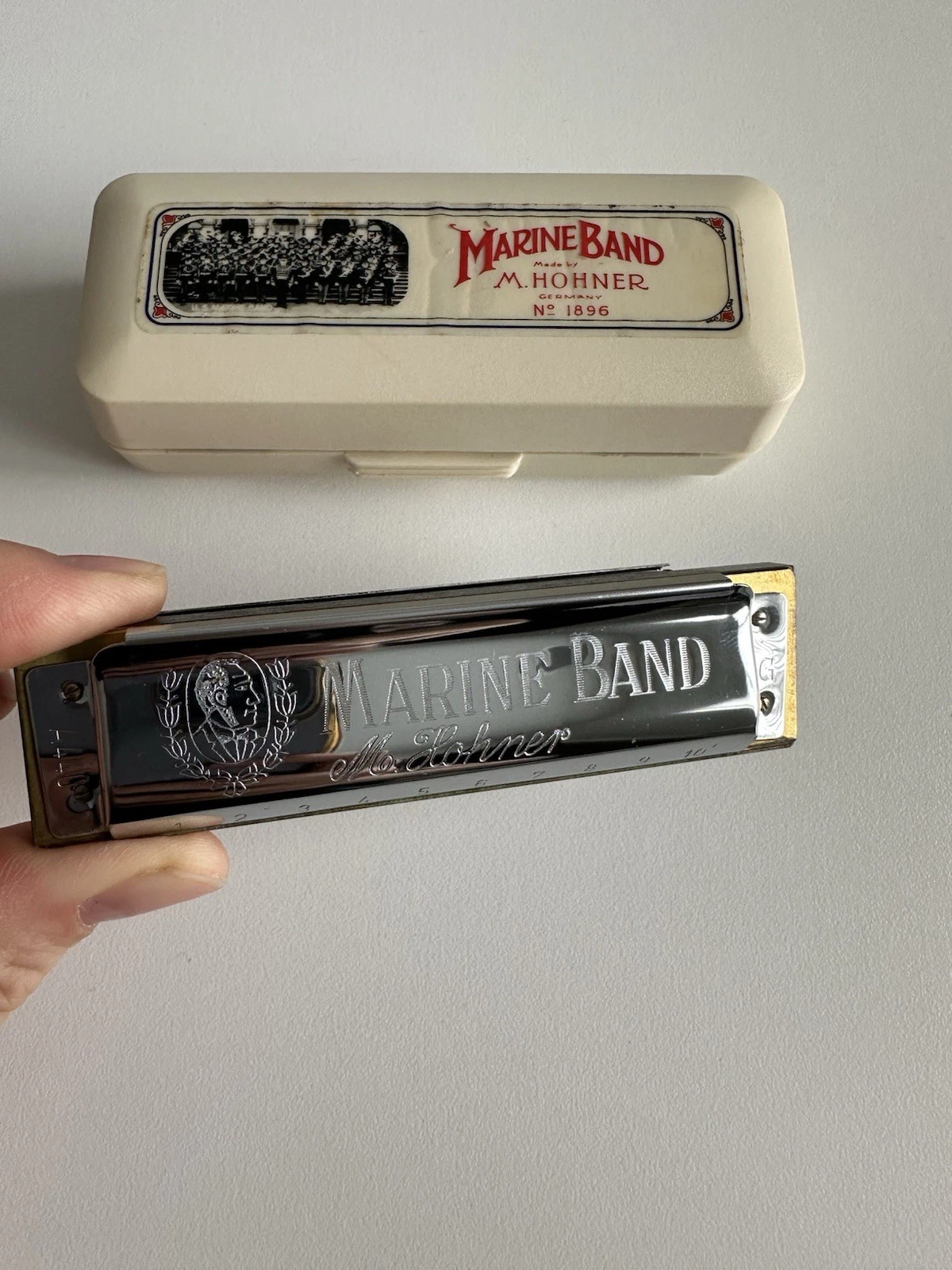 Hohner Marine Band 1896 Harmonica Key of G Used
