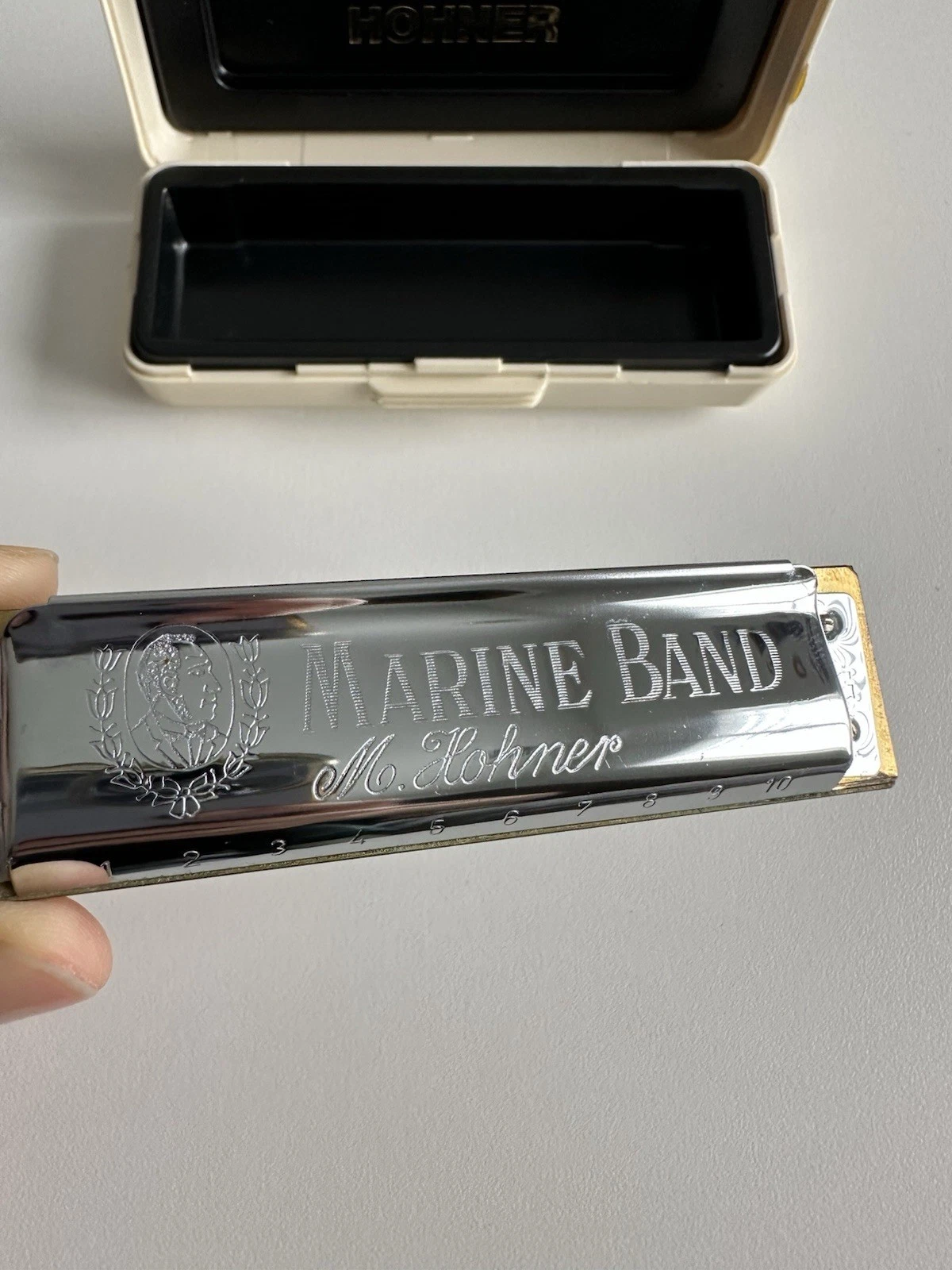 Hohner Marine Band 1896 Harmonica Key of G Used - photo 2