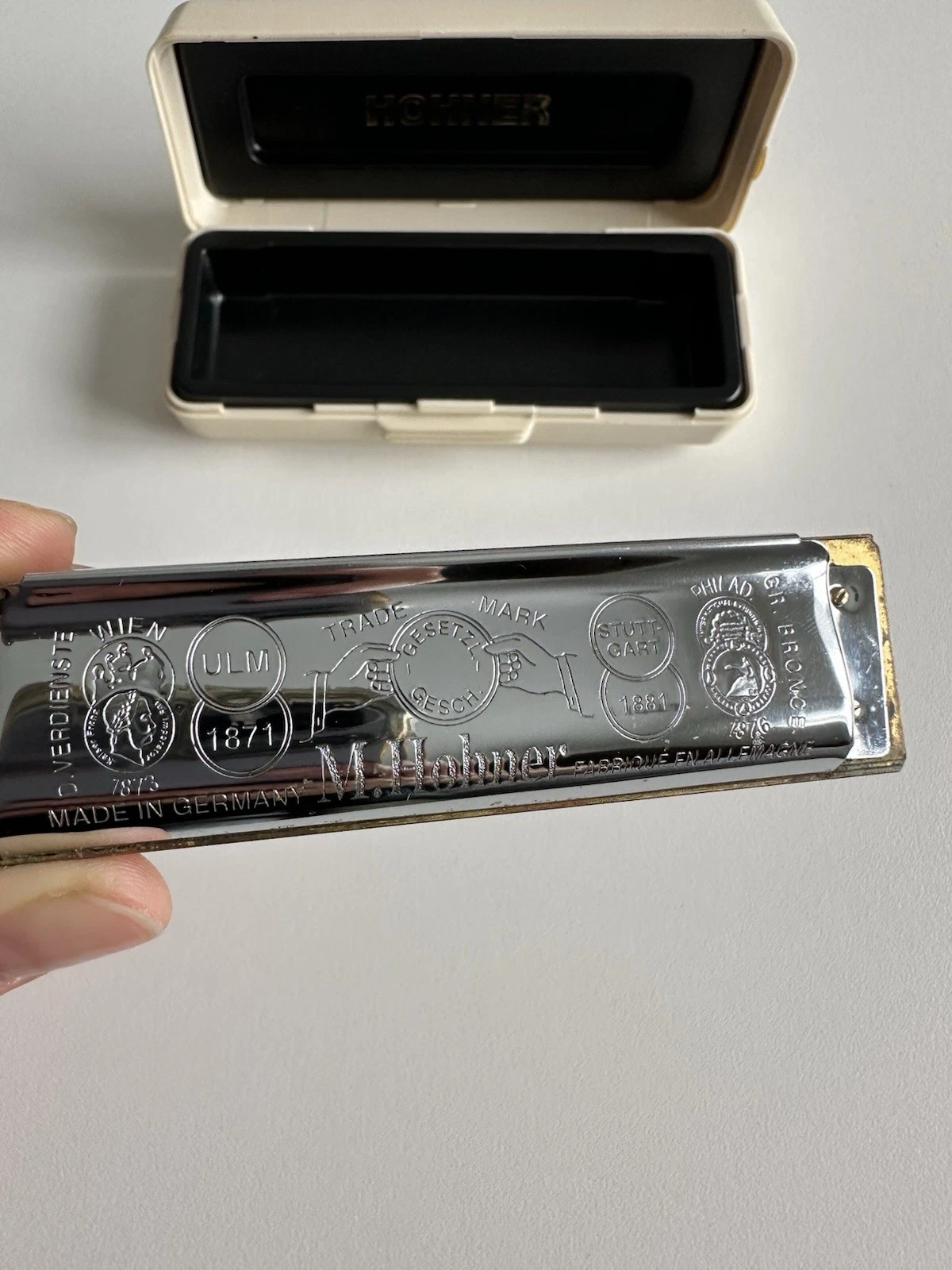 Hohner Marine Band 1896 Harmonica Key of G Used - photo 3