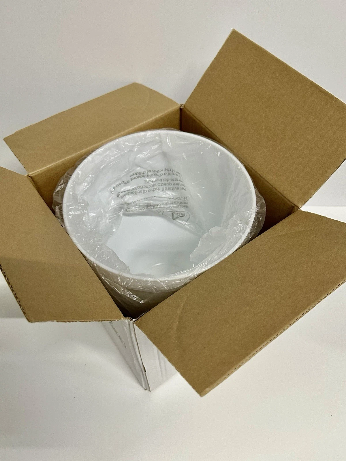 CaMaiol White Acrylic Tulip Bucket Wine Cooler Ice Bucket New - photo 4