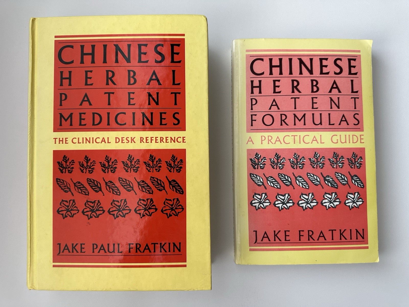 Chinese Herbal Patent Medicines & Formulas Fratkin 2 Book Set HC