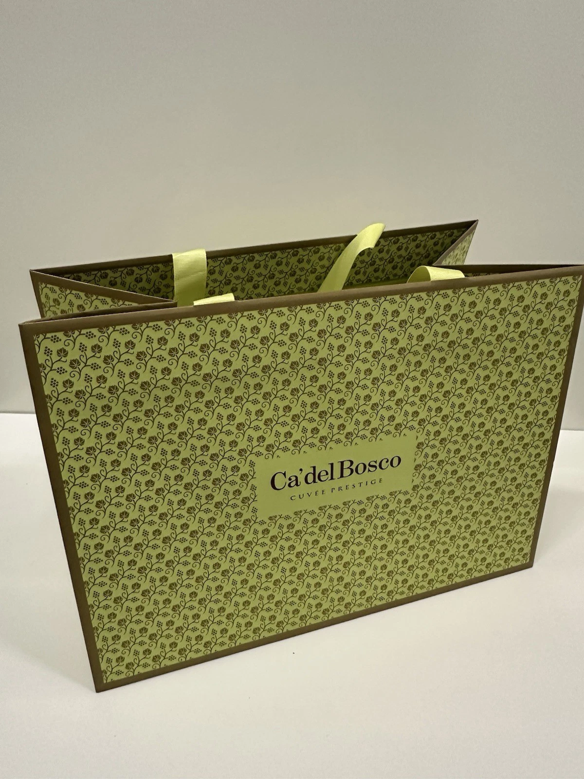 Set of 12 Ca del Bosco Wine Bottle Gift Bags - New