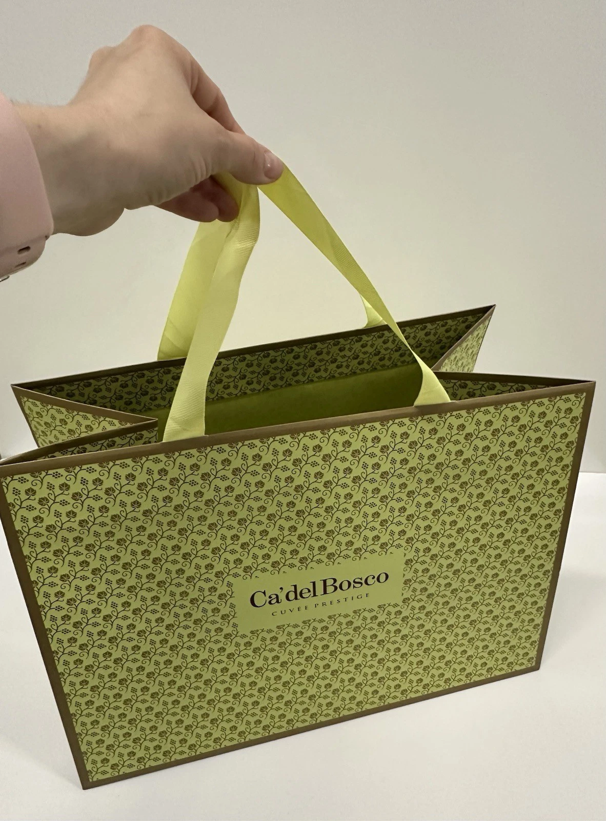 Set of 12 Ca del Bosco Wine Bottle Gift Bags - New - photo 2